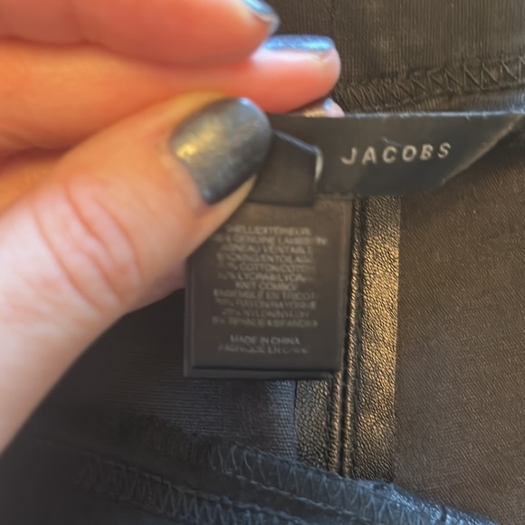 Marc by Marc Jacobs black leather leggings Size Large - Picture 6 of 7